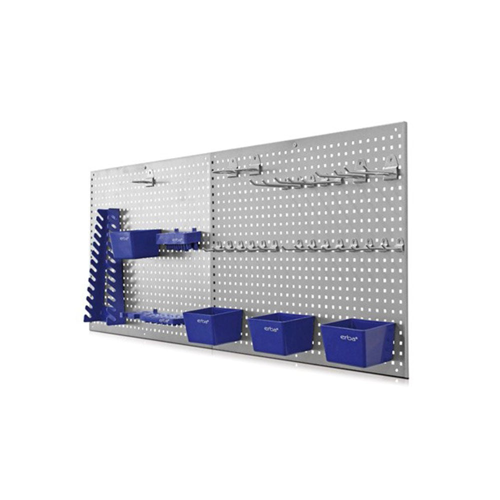 Metalen ophangwand incl haken