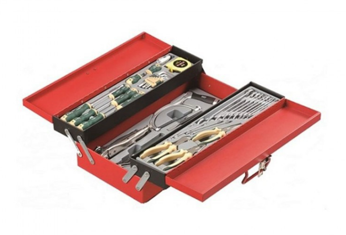 3-Tier tool chest with 48pcs tools