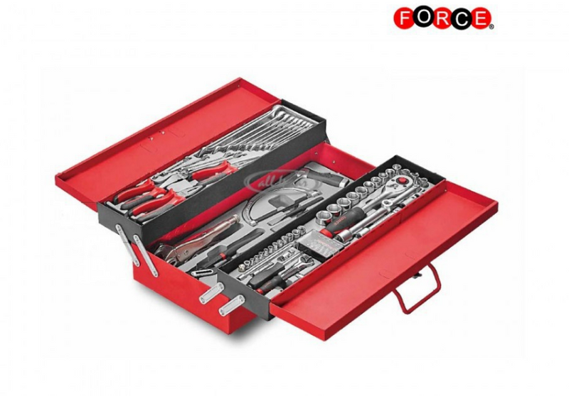 3-Tier tool chest with 76pcs tools