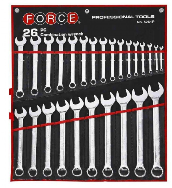 26pc Combination wrench (pounch)
