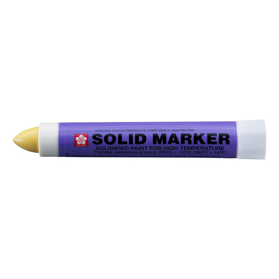 Solid marker geel